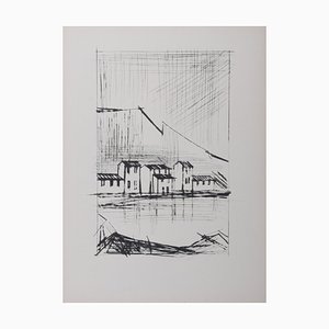 Bernard Buffet, Naples, Côte amalfitaine, 1959, Etching (Drypoint)