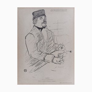 Henri De Toulouse-Lautrec, Le Rire Baron, 1897, Litografía original