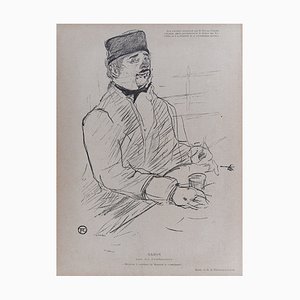 Henri De Toulouse-Lautrec, Le Rire Baron, 1897, Litografia originale