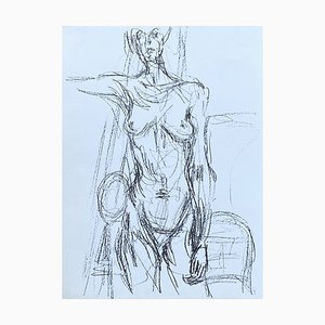 Alberto Giacometti, Nude, 1961, Original Lithograph