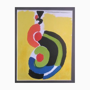 Sonia Delaunay, Spanische Tänzerin, 1969 Original Lithographie