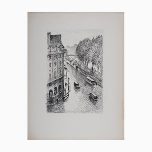 Albert Marquet, Rue De Paris, Rhapsodie Parisienne, 1950, Lithograph