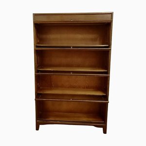 Sectional Four Tier Barrister's Bookcase from Gunn, 1920s, Set of 4