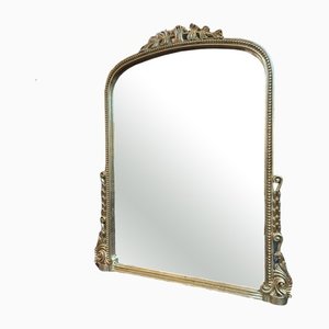 Specchio in stile vittoriano in legno intagliato