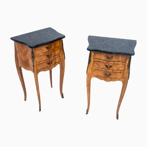 French Bedside Tables, 1910s, Set of 2
