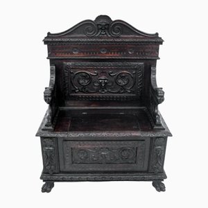 Renaissance Chair with Chest, 1850s