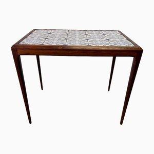 Rosewood Table with Tiles by Johannes Andersen, 1960s