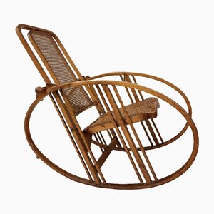 Model 267 Rocking Chair by Max Fabiani for Antonio Volpe Udine, 1930s