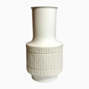 Ivory Ceramic Floor Vase from Thomas, 1970s