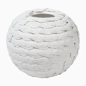 Vaso Sfera Foglie in ceramica di Marco Segantin per VGnewtrend
