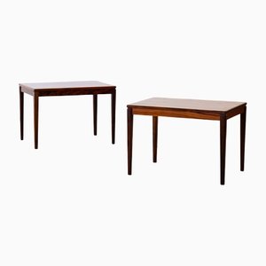 Mid-Century Rosewood Side Tables, Set of 2