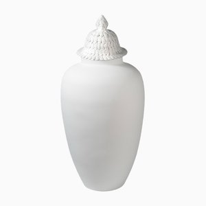 Italian Ceramic Potica Borromeo Foglie Vase by Marco Segantin for VGnewtrend