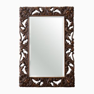 Oak Fretwork Mirror