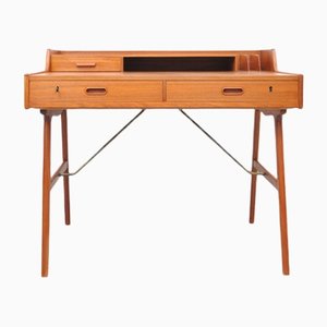 Modell 56 Schreibtisch aus Teak von Arne Choice Iversen für Vinde Møbelfabrik