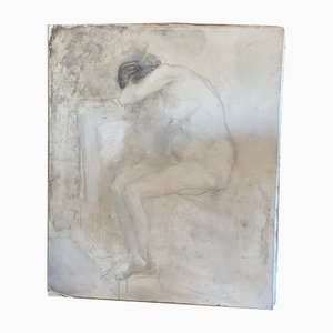 Svetlin Roussev, desnudo femenino, óleo sobre lienzo