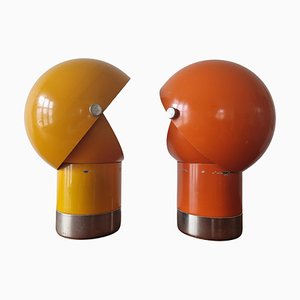 Mid-Century Space Age Astronaut Table Lamps, 1970s, Set of 2