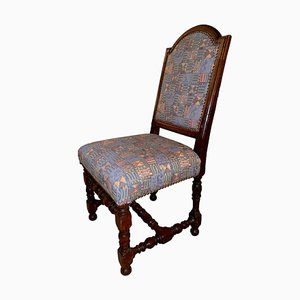 Antique Upholstered Wooden Chair