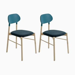 Upholstered Beech Bokken Chairs from Colé Italia, Set of 2