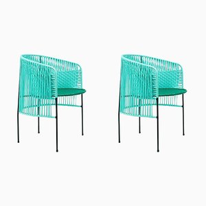 Mint Caribe Dining Chair by Sebastian Herkner, Set of 2