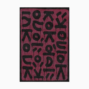 Letter Rug II by Raul