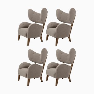 Beigefarbene Raf Simons Vidar 3 My Own Chair Sessel von by Lassen, 4er Set