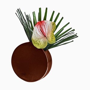 Petit Pot de Fleurs Biscuit en Céramique Marron par Masquespacio