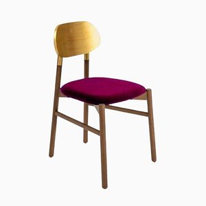 Bokken Canaletto & Gold Purple Upholstered Chair by Colé Italia