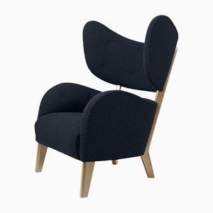 Blauer Eiche Raf Simons Vidar 3 My Own Chair Sessel von by Lassen