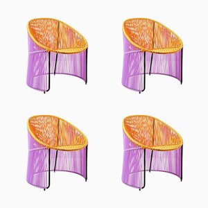 Honey Cartagenas Lounge Chair by Sebastian Herkner, Set of 4