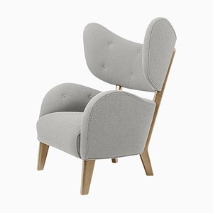 Light Grey Natural Oak Raf Simons Vidar 3 My Own Chair Lounge Chair from by Lassen