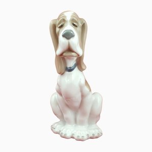 Sad Hound Dog 0375 L/N 1015 Ceramic Figure from Nao / Lladro