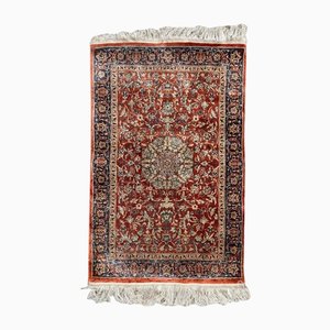 Orientalischer Vintage Sino Teppich aus feiner Seide