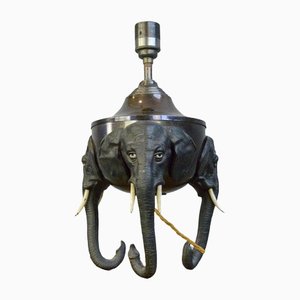 Elefant Tischlampe, frühes 20. Jh.