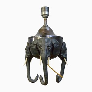 Lampada da tavolo Elefante, inizio XX secolo