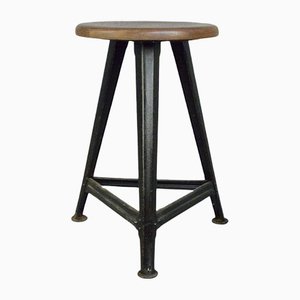 Industrial Factory Stool from Rowac, 1930s