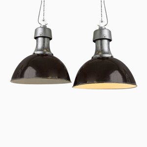 Industrial Factory Ceiling Lights from Rech, 1920s