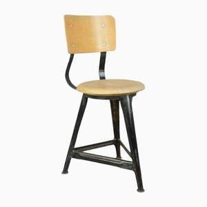 Industrial Work Stool from Ama, 1930s