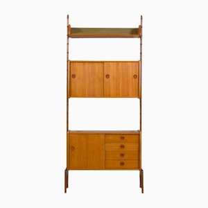 Teak Ergo Bookcase or Wall Unit by John Texmon and Einar Blindheim, Norway, 1960s