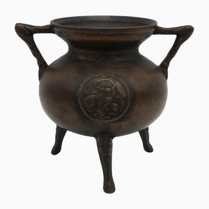 19th Century Bronze Vase, Italy