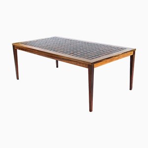 Danish Palisander and Tile Coffee Table, 1960s