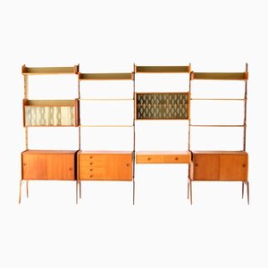 Norwegian Ergo System Wall Unit with 4 Modules by John Texmon, 1960s
