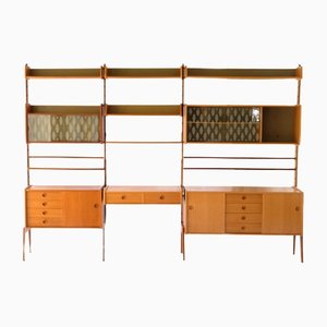 Norwegian Ergo System Wall Unit with 3 Modules by John Texmon, 1960s