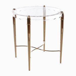Modern Round Side Table, Italy, 1970