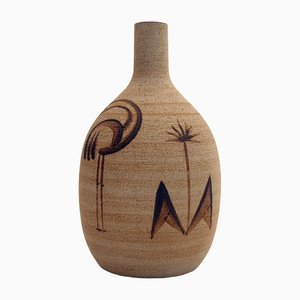 Peter Muller Seventies Vase for Sgrafo Germany Ceramic