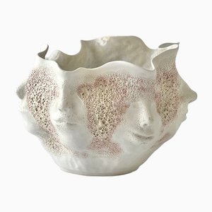 Faces Ceramic Bowl by N'atelier