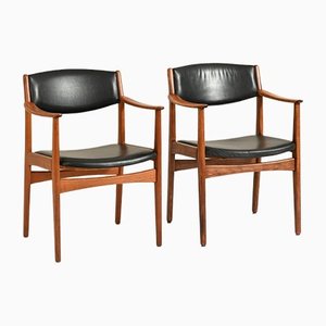 Dänische Vintage Stühle aus Teak, 2er Set