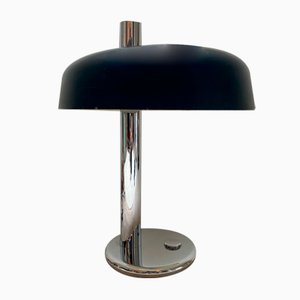 Black Table Lamp by Hillebrand, 1970s