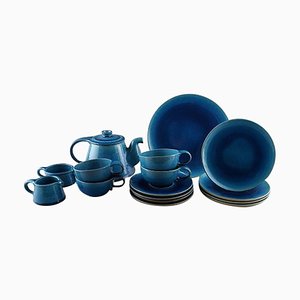 Tea Service for Four People by Niels Kähler for Kähler, Denmark, 1960s, Set of 16