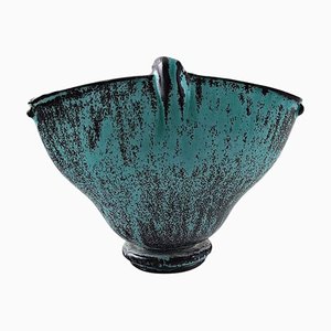 Glazed Ceramic Hak Vase from Kähler, 1930s