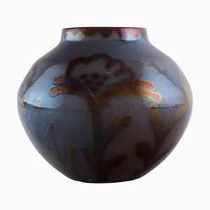 Vaso in ceramica smaltata di Edgar Böckman per Höganäs